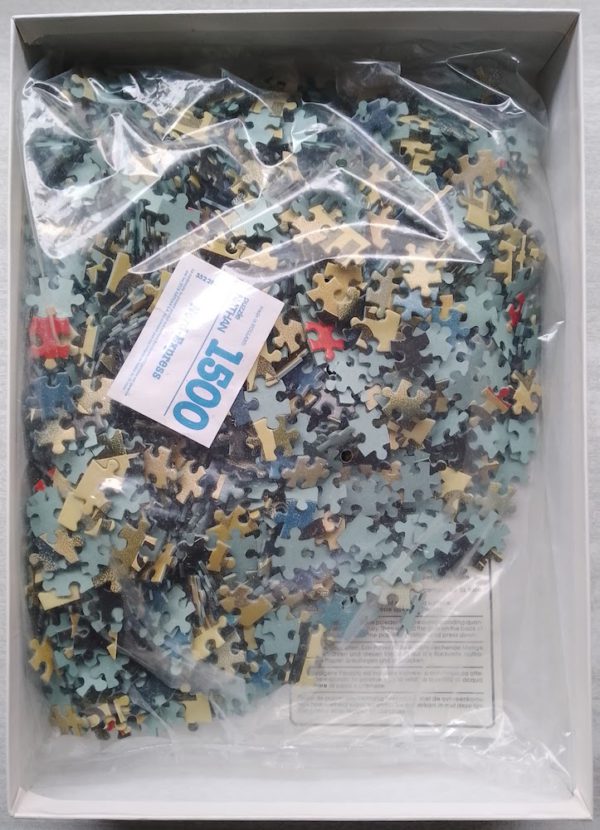 Image of the puzzle 1500, Nathan, Nord-Express, by Cassandre, Sealed Bag, Picture of the bag