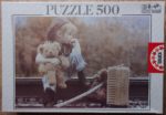 Image of the puzzle 500, Educa, Girl Travel, Complete, Picture of the box