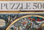 Image of the puzzle 5000, Educa, Celestial Planisphere, by Andreas Cellarius, Sealed Bag, Detail of the box