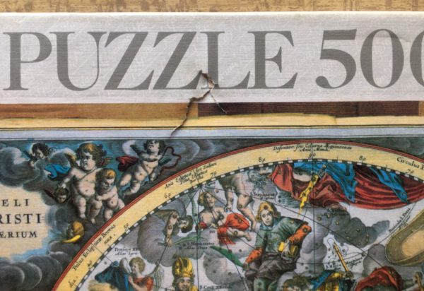 Image of the puzzle 5000, Educa, Celestial Planisphere, by Andreas Cellarius, Sealed Bag, Detail of the box