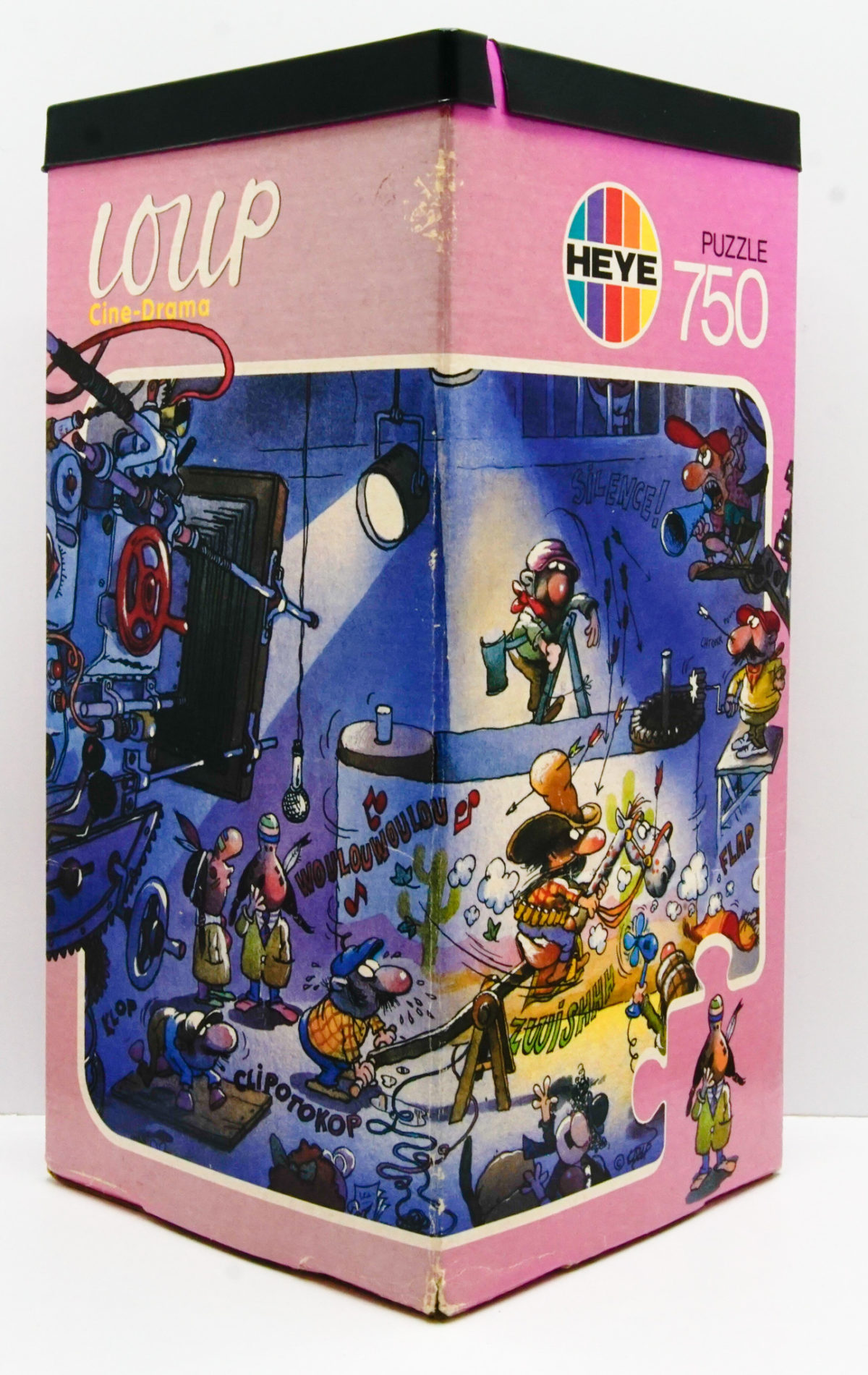 750, Heye, Cine-Drama, Jean-Jacques Loup, Complete, Listed by Angie Image of the puzzle 750, Heye, Cine-Drama, Jean-Jacques Loup, Complete, Picture of the box