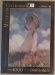 Image of the puzzle 1000, Clementoni, Woman with a Parasol, by Claude Monet, Factory Sealed, Picture of the box