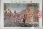Image of the puzzle 5000, Educa, Entry of Roger de Flor in Constantinople, by Moreno Carbonero, Factory Sealed, Picture of the box