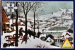 Image of the puzzle 500, Piatnik, Hunters in the Snow, by Pieter Bruegel the Elder, Complete, Picture of the box