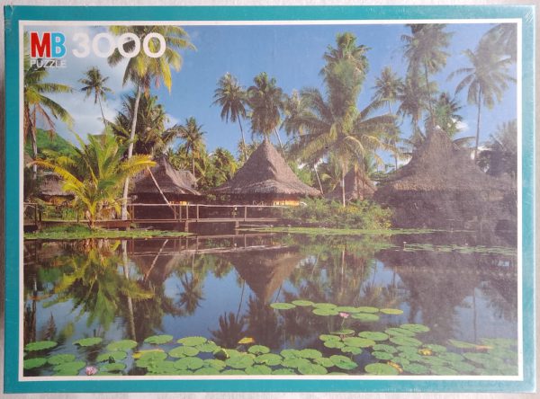 Image of the puzzle 3000, MB, Polynesia, Factory Sealed, Picture of the boxx