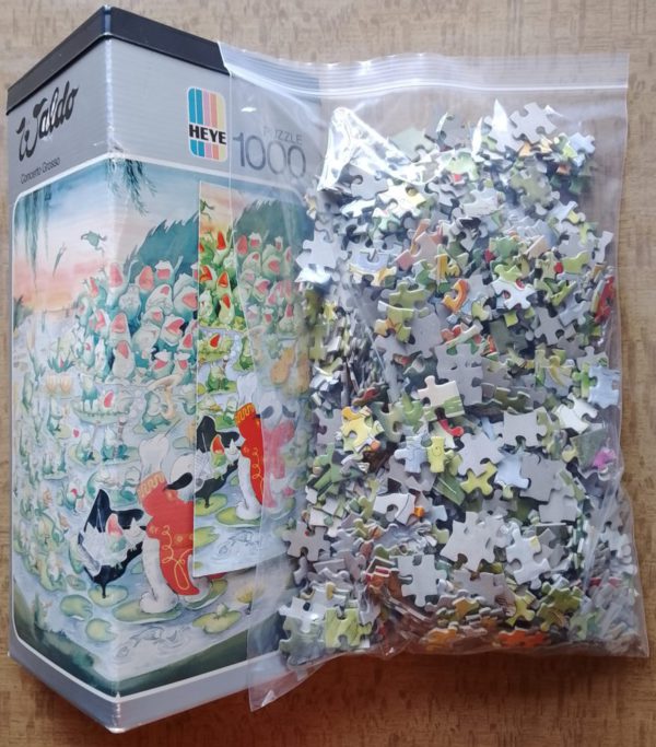 Image of the puzzle 1000, Heye, Concerto Grosso, by Hans Wilhelm, Complete, Picture of the bag