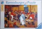 Image of the puzzle 5000, Ravensburger, The Peasant Wedding, by Pieter Bruegel the Elder, Sealed Bag, Picture of the box
