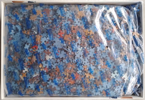 Image of the puzzle 5000, Ravensburger, The Peasant Wedding, by Pieter Bruegel the Elder, Sealed Bag, Picture of the bag