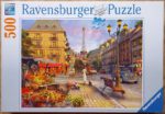 Image of the puzzle 500, Ravensburger, An Evening Walk, by Dominic Davison, Complete, Picture of the box