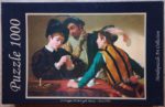 Image of the puzzle 1000, Mondopuzzle, The Cardsharps, by Caravaggio, Complete, Picture of the box