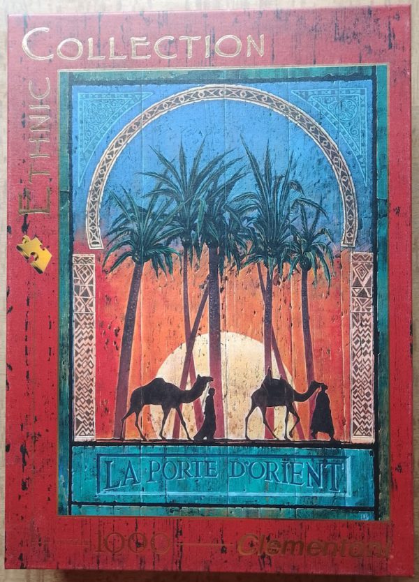 Image of the puzzle 1000, Clementoni, La Porte d'Orient, Complete, Picture of the box