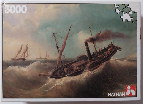 Image of the puzzle 3000, Nathan, Storm, Ferdinand Perrot, Sealed Bag, Picture of the box