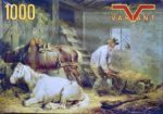 Image of the puzzle 1000, Variant, Horses in a Stable, Picture of the box