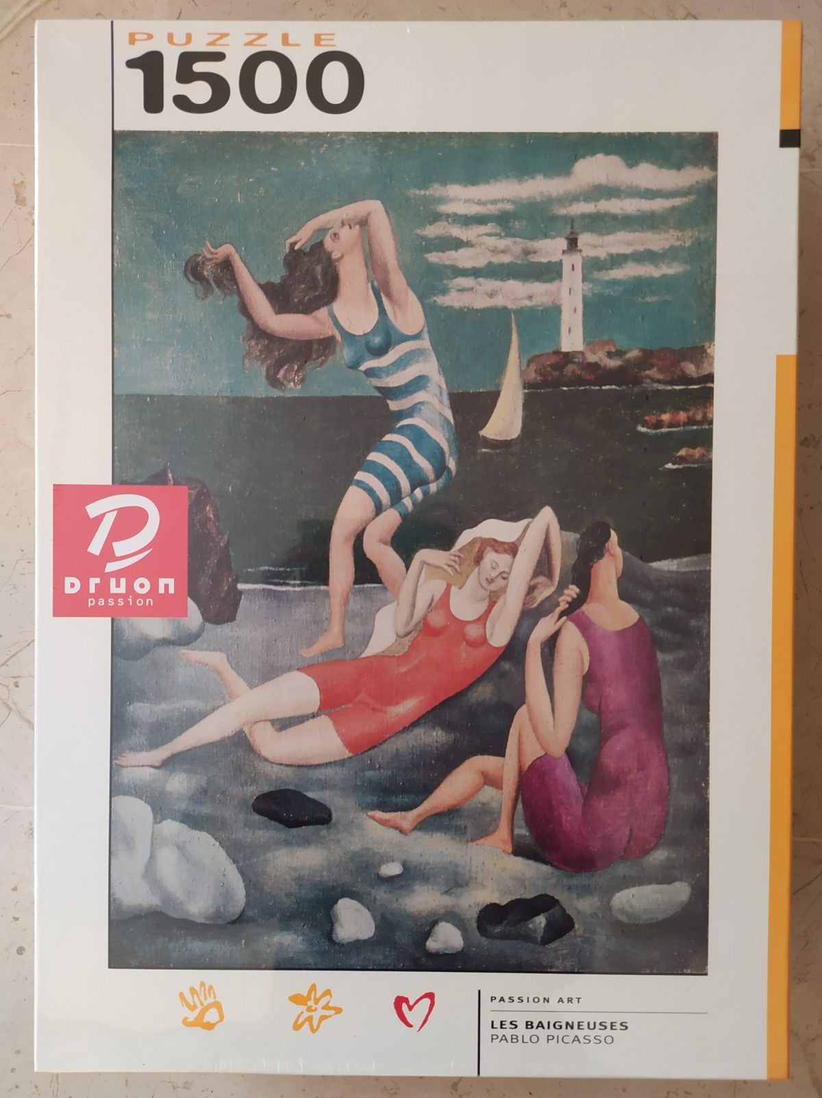 Image of the puzzle 1500, Druon, The Bathers, Pablo Picasso, Factory Sealed, Picture of the box
