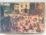 Image of the puzzle 1500, Jumbo, Children’s Games, Pieter Bruegel the Elder, Factory Sealed, Picture of the box