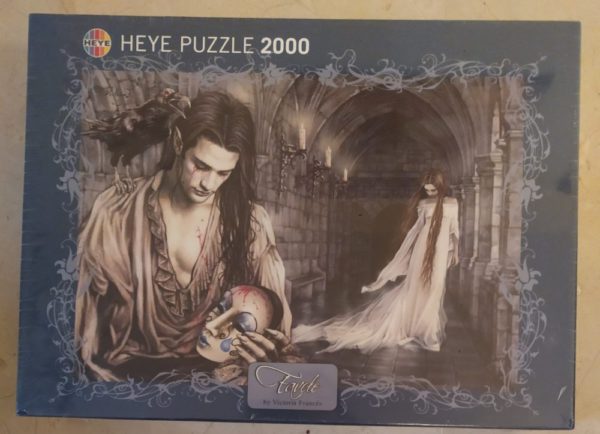 Image of the puzzle 2000, Heye, Tears, Victoria Francés, Factory Sealed, Picture of the box