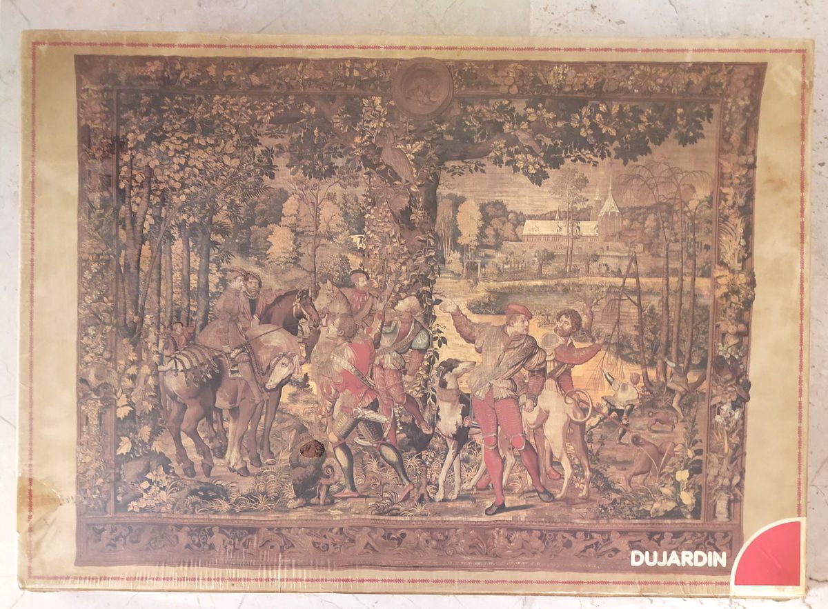 3000, Dujardin, La Chasse au Cerf, Bernard van Orley, Factory Sealed, Listed by Barebrain Image of the puzzle 3000, Dujardin, La Chasse au Cerf, Bernard van Orley, Factory Sealed, Picture of the box