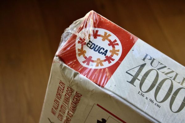 Image of the puzzle 4000, Educa, Le Parnasse, by Nicolas Poussin, Factory Sealed, Detail of the box