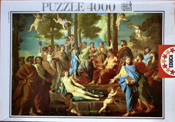 Image of the puzzle 4000, Educa, Le Parnasse, by Nicolas Poussin, Factory Sealed, Picture of the box