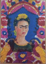 Image of the puzzle 1000, Eurographics, Self Portrait - The Frame, by Frida Kahlo, Complete, Picture of the puzzle