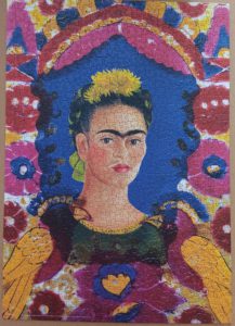 Image of the puzzle 1000, Eurographics, Self Portrait - The Frame, by Frida Kahlo, Complete, Picture of the puzzle