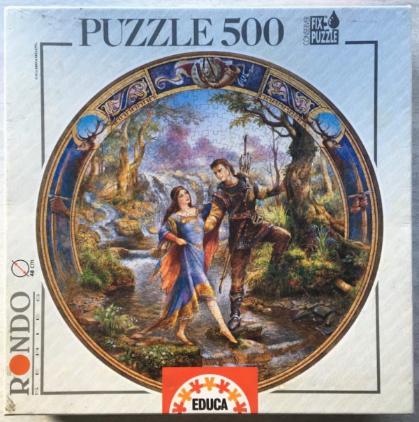 Image of the puzzle 500, Educa, Robin and Marian, Factory Sealed, Picture of the puzzle