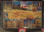 Image of the puzzle 1000, Educa, Pilgrimage Route to Santiago, Spain, Factory Sealed, Picture of the box