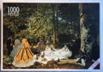 Image of the puzzle 1000, World Games, The Picnic, by Claude Monet, Sealed Bag, Picture of the box