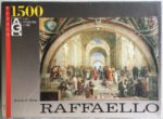 Image of the puzzle 1500, Ricordi, The School of Athens, by Raphael, Factory Sealed, Picture of the box