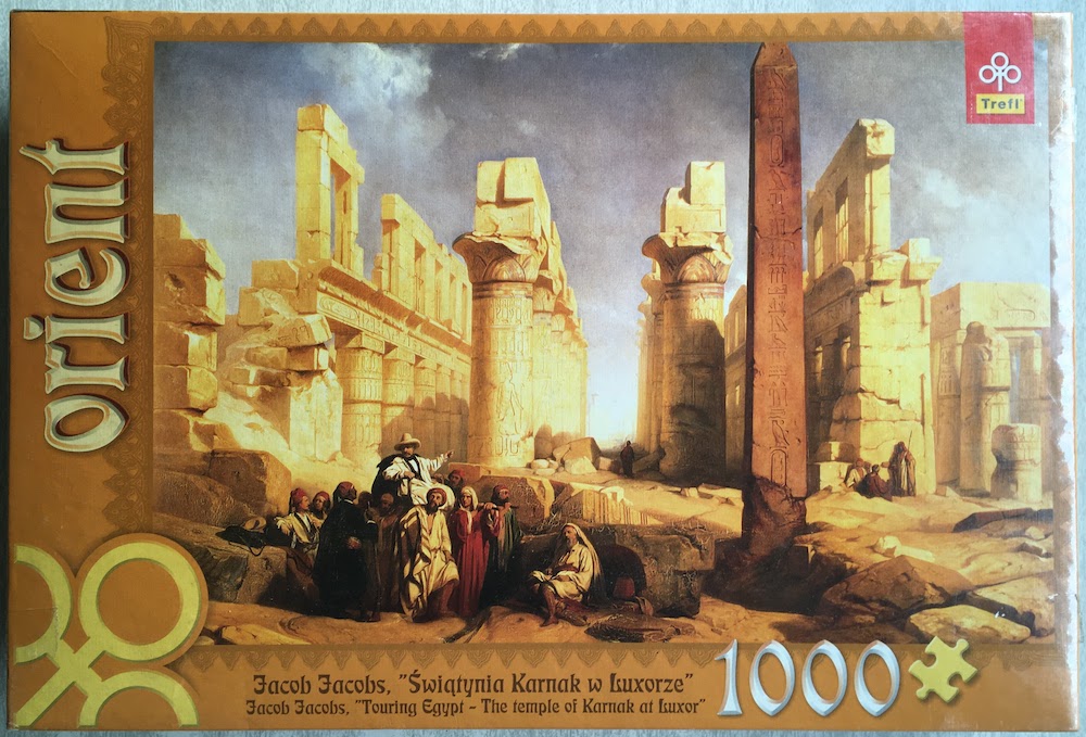 1000, Trefl, Touring Egypt - The Temple of Karnak at Luxor - Rare Puzzles