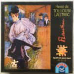 Image of the puzzle 515, D-Toys, Jane Avril Dancing, by Henri de Toulouse-Lautrec, Factory Sealed, Picture of the box