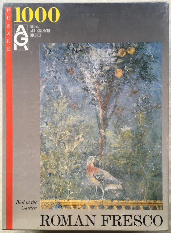 Image of the puzzle 1000, Ricordi, Bird in the Garden, Factory Sealed, Picture of the box