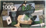 Image of the puzzle 1000, Laie, Still Life with Grapes and Clarinet, by George Braque, Factory Sealed, Picture of the box