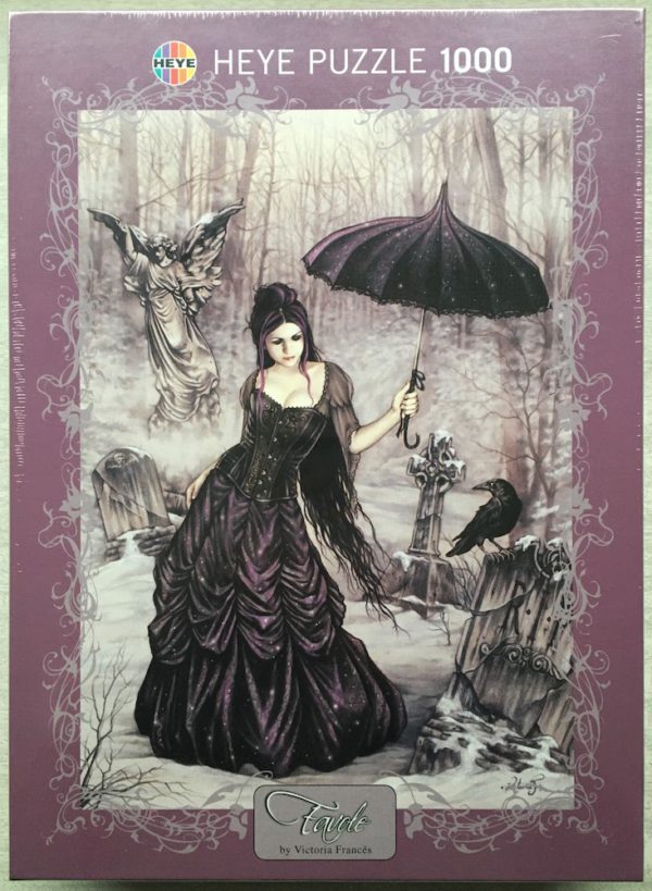 Image of the puzzle 1000, Heye, Angel, by Victoria Francés, Factory Sealed, Picture of the box