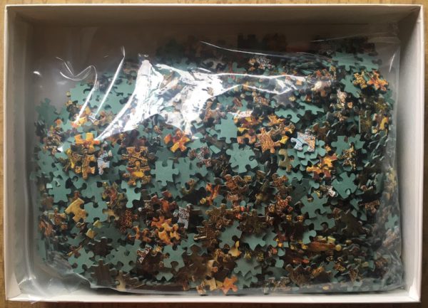 Image of the puzzle 2000, Nathan, The Woods in Autumn, Complete, Picture of the bag