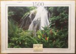 Image of the puzzle 1500, Nathan, Tropical Waterfall, Complete, Picture of the box