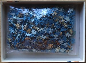 Image of the puzzle 1000, Ravensburger, St. Mark and the Ducal Palace, Venice, by Canaletto, Complete, Picture of the bag