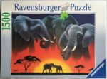 Image of the puzzle 1500, Ravensburger, Guardians of the Steppe, by Schim Schimmel, Sealed Bag, Picture of the box