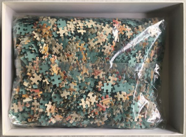 Image of the puzzle 3000, MB, 16th Century World Map, by Hendrick Doncker, Sealed Bag, Picture of the bag