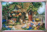 Image of the puzzle 1000, Jumbo, Gardener's Haven, Barbara Mock, Complete, Picture of the box