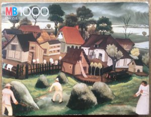Image of the puzzle 1000, MB, The Island, by Josip Generalic, Complete, Picture of the box