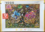 Image of the puzzle 1000, Druon, The Kiss, Guillermo Mordillo, Factory Sealed, Picture of the box