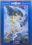 Image of the puzzle 1500, Blue Eagle, Boreas and Oreithyia, by Evelyn de Morgan, Factory Sealed, Picture of the box