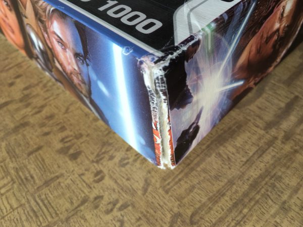 Image of the puzzle 3x1000, Educa, Star Wars Prequel Trilogy, Sealed Bag, Picture of the corner