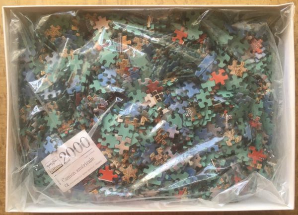 Image of the puzzle 2000, Nathan, Tractor Trailer Truck, by Francis Reyes, Sealed Bag, Picture of the bag
