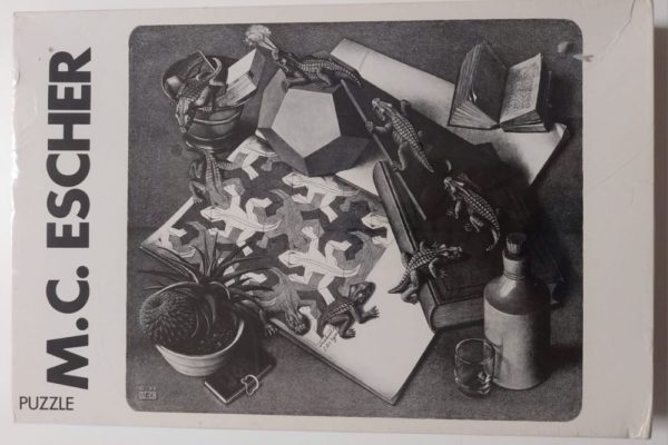 Image of the puzzle 1000, Selegiochi, Reptiles, Maurits Cornelis Escher, Factory Sealed, Picture of the box