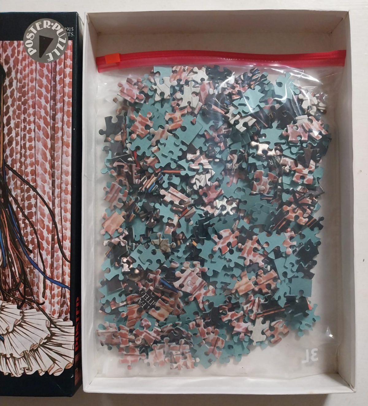 Image of the puzzle 500, International Team, Vogue, George Wolfe Plank, Complete, Picture of the bag