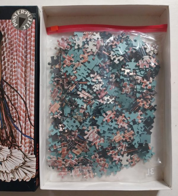 Image of the puzzle 500, International Team, Vogue, George Wolfe Plank, Complete, Picture of the bag