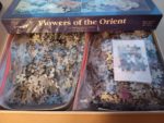 Image of the puzzle 2x1000, Express Gifts, Flowers of the Orient, Haruyo Morita, Incomplete, Picture of the bags