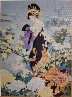Image of the puzzle 2x1000, Express Gifts, Flowers of the Orient, Haruyo Morita, Incomplete, Picture of the puzzle